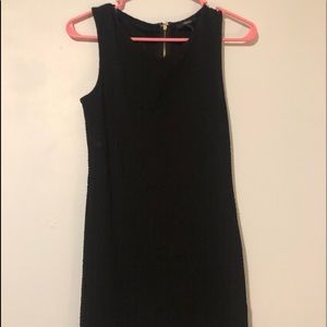 black form fitting dress